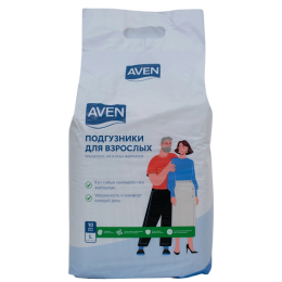 Aven Adult Diapers, Size L, Pack of 10