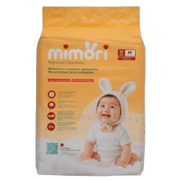 Детские подгузники Mimori размер M №62 (6–11 кг)