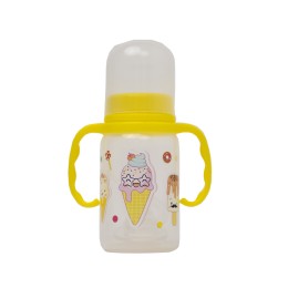 Бутылочка детская «Счастливая мама» 125мл с ручкой