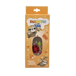 Бутылочка детская "Счастливая мама" 250мл с ручкой