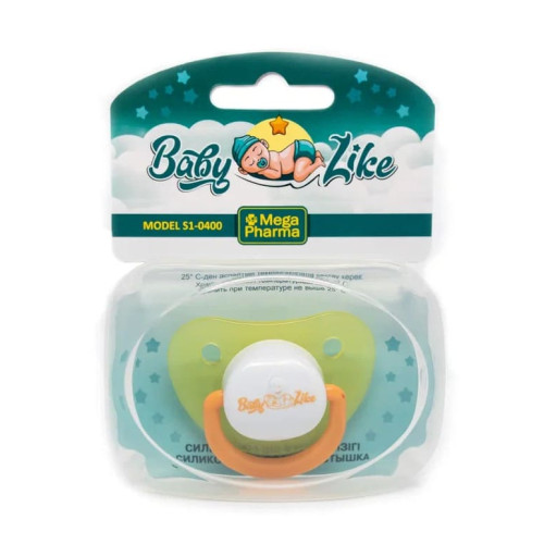 Силиконовая соска-пустышка «Baby Like» (желтый)