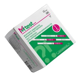 Тест полоска для определения беременности M-test 