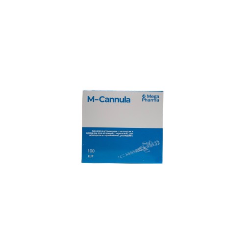 Катетер/Канюля внутривенная с клапаном для инъекций M-Cannula 20G