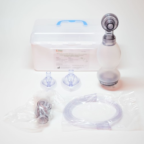 Мешок для ручной ИВЛ "M-OXYGEN" типа "Амбу", для новорожденных неонатальный, многоразовый.