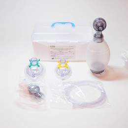 Мешок для ручной ИВЛ "M-OXYGEN" типа "Амбу", для детей педиатрический, многоразовый .