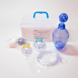 Мешок для ручной ИВЛ "M-OXYGEN", типа "Амбу", для детей педиатрический, одноразовый .