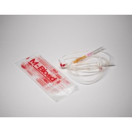 Система M-Blood для переливания крови и кровезаменителей с иглой 18G (стерильная) 